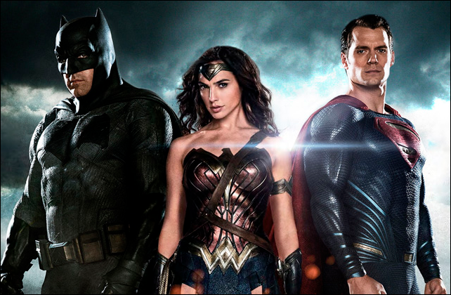 Batman, Wonder-woman e Superman... juntos
