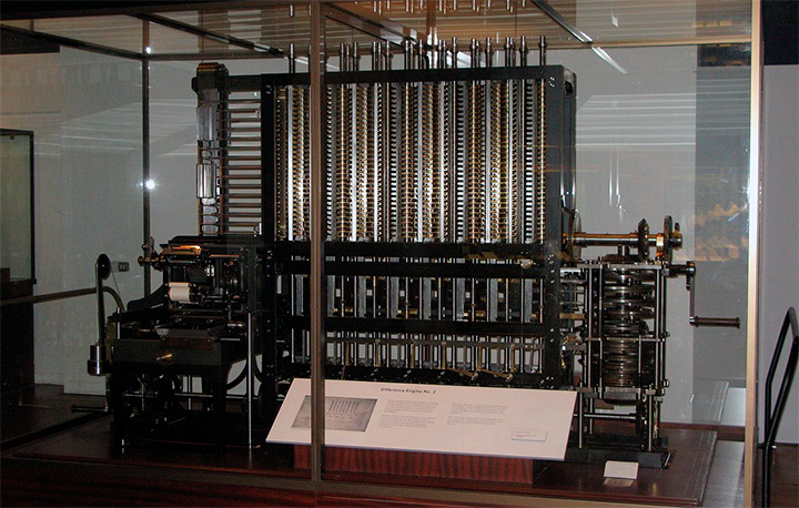 Versão moderna da máquina diferencial de Charles Babbage