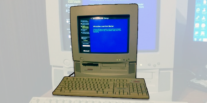 O Aptiva foi aposentado em 1999, dando lugar a um Compaq Presario com monitor integrado