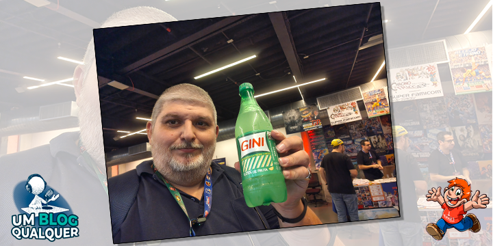 Evento retrô com direito a refrigerante retrô... Genial!
