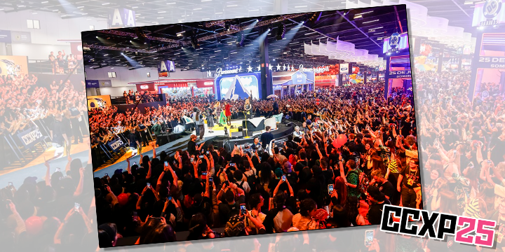 Palco Omelete lotado na CCXP 2025 - Foto: Taba Benedicto/ Estadão