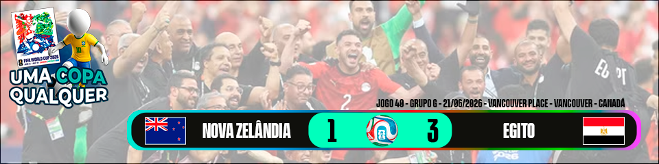 Nova Zelândia 1 x 3 Egito
