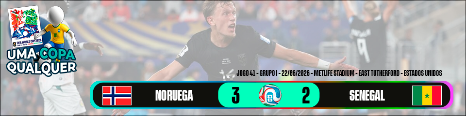 Noruega 3 x 2 Senegal
