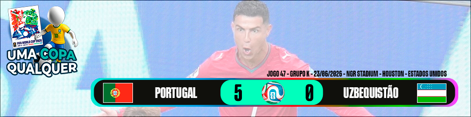 Portugal 5 x 0 Uzbequistão