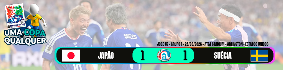 Japão 1 x 1 Suécia