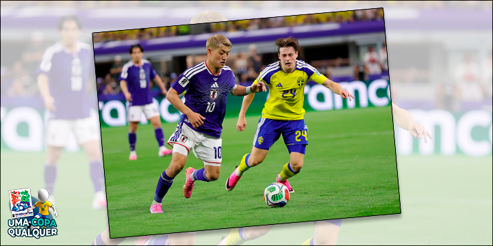 Doan fez a diferença no time japonês no empate com a Suécia - Foto: Alex Slitz/AFP