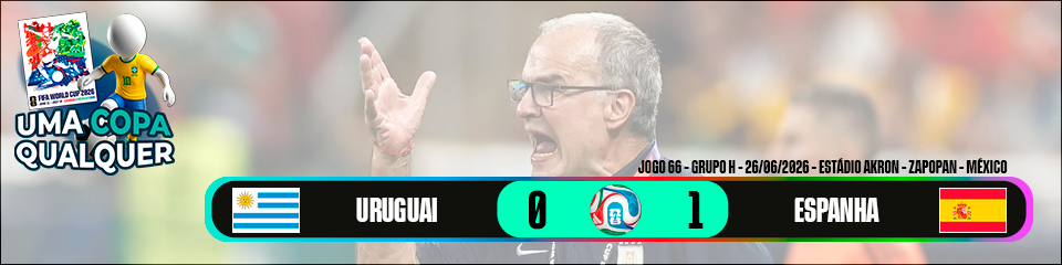 Uruguai 0 x 1 Espanha