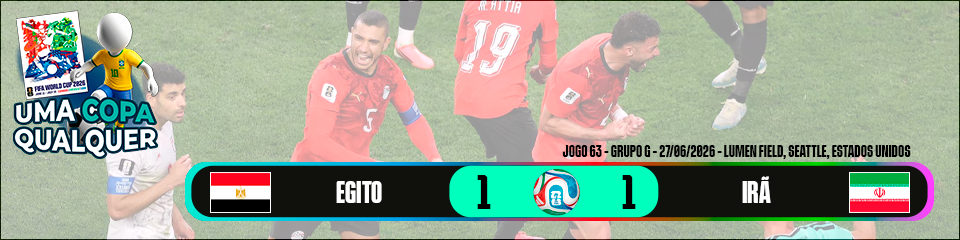 Egito 1 x 1 Irã