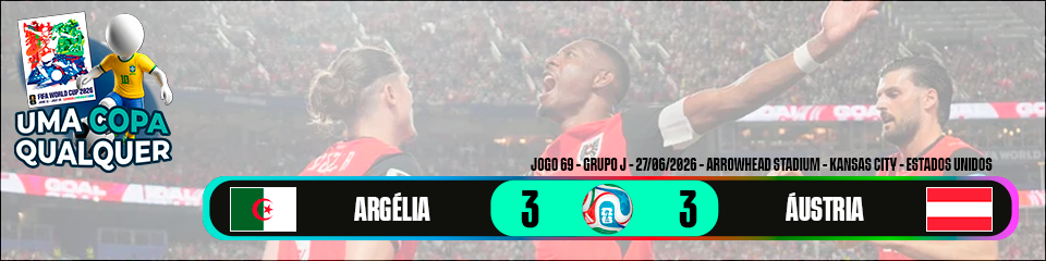 Argélia 3 x 3 Áustria
