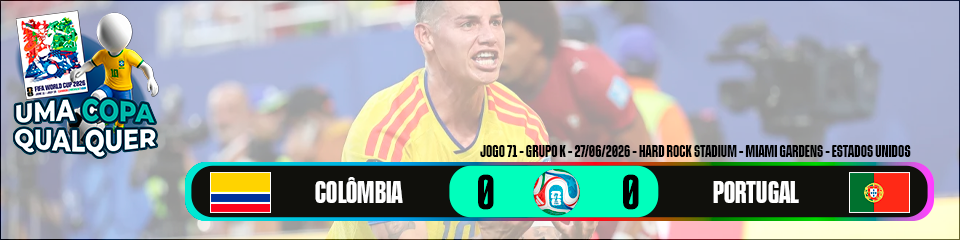 Colômbia 0 x 0 Portugal