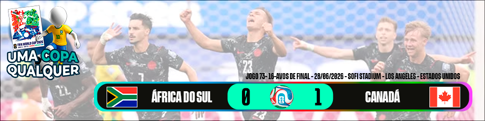 África do Sul 0 x 1 Canadá