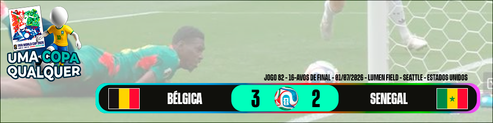 Bélgica 3x2 Senegal