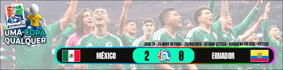 México 2 x 0 Equador